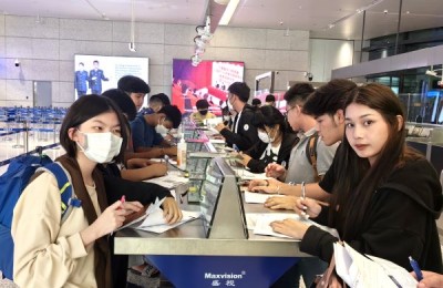 春秋航空航班保障第24届亚太青年桥牌锦标赛国外队员来宁波